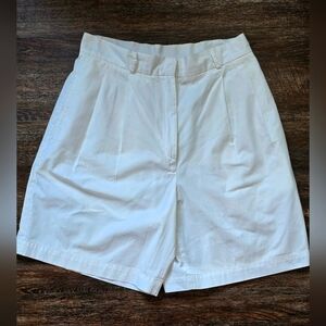 Pomandere Pleated Cotton Shorts Size 6